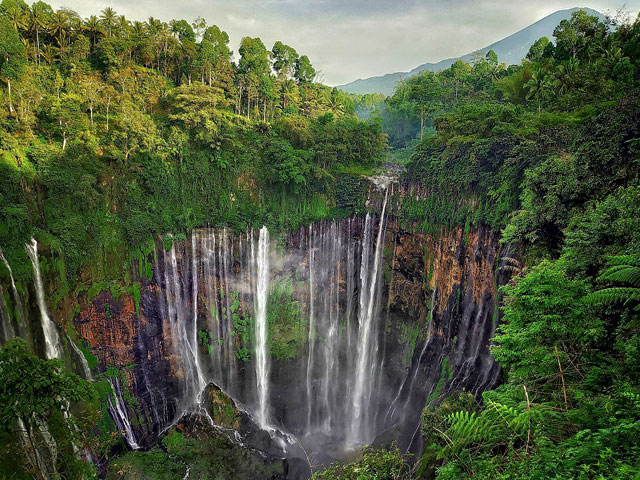 Tumpak Sewu Waterfall Bromo East Java Indonesia