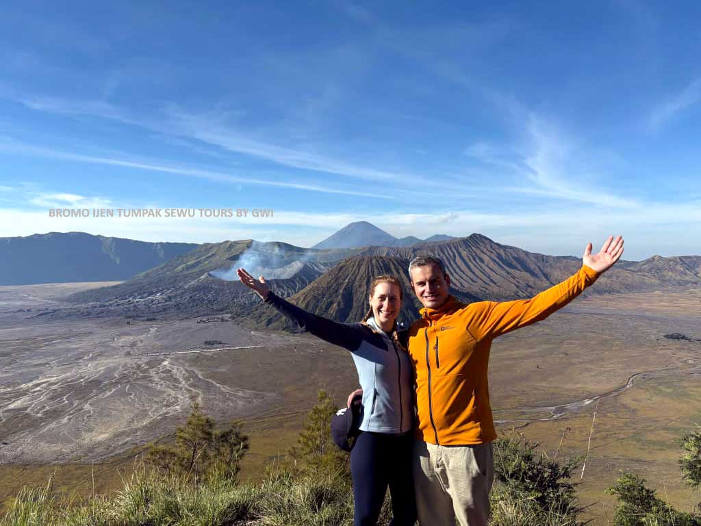 Mount Bromo sunrise view from King Kong Hill lookout, Java, Indonesia